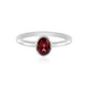 Bague en argent et Grenat du Mozambique