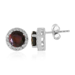 Boucles d'oreilles en argent et Opale Mezezo