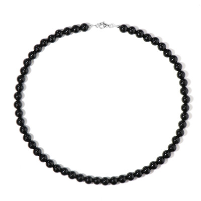 Collier en argent et Onyx noir
