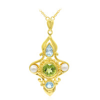 Collier en argent et Péridot