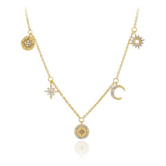 Collier en argent et Zircon