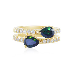 Bague en argent et Opale Mezezo (Adela Silber)