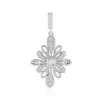 Pendentif en argent et Saphir blanc
