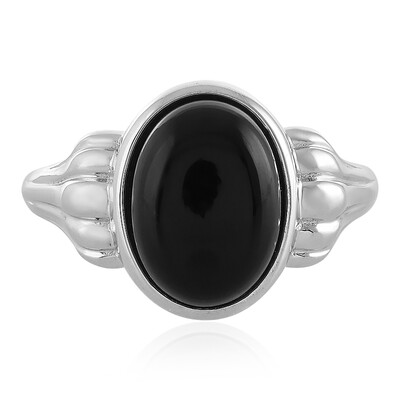 Bague en argent et Onyx noir