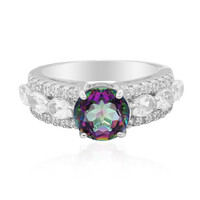 Bague en argent et Quartz mystique