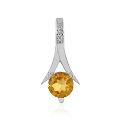 Pendentif en argent et Citrine
