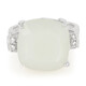 Bague en argent et Pierre de Lune blanche