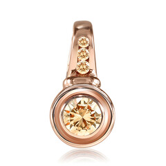 Pendentif en or et Diamant rose de France VS1 d'Argyle