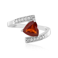 Bague en argent et Grenat Hessonite
