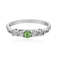 Bague en argent et Grenat de Merelani