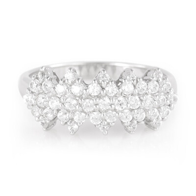 Bague en argent et Zircon