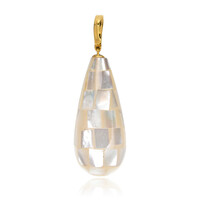 Pendentif en argent et Nacre