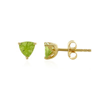 Boucles d'oreilles en argent et Péridot