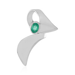 Pendentif en argent et Emeraude de Colombie