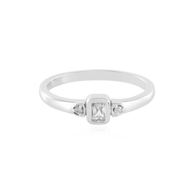 Bague en argent et Zircon
