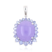Pendentif en or et Jade lavande