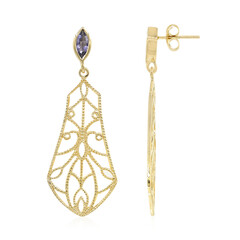 Boucles d'oreilles en argent et Iolite