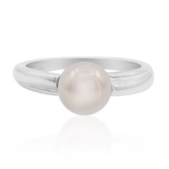 Bague en argent et Perle de culture d'eau douce