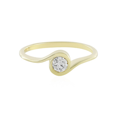 Bague en or et Diamant Flawless (F) (LUCENT DIAMONDS)