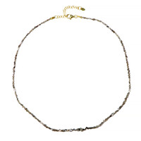 Collier en argent et Diamant champagne
