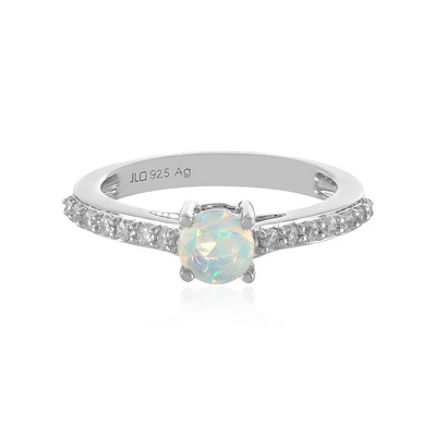 Bague en argent et Opale Welo