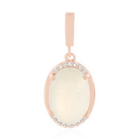 Pendentif en argent et Pierre de Lune blanche