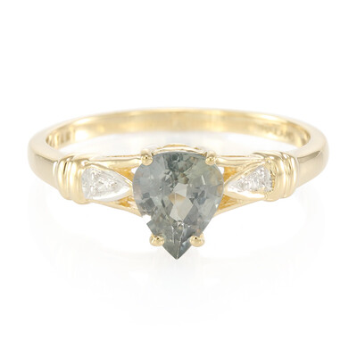Bague en or et Saphir non chauffé (AMAYANI)