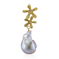 Pendentif en argent et Perle de culture d'eau douce (TPC)
