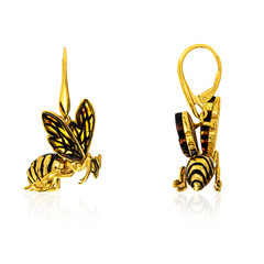 Boucles d'oreilles en argent et Ambre baltique