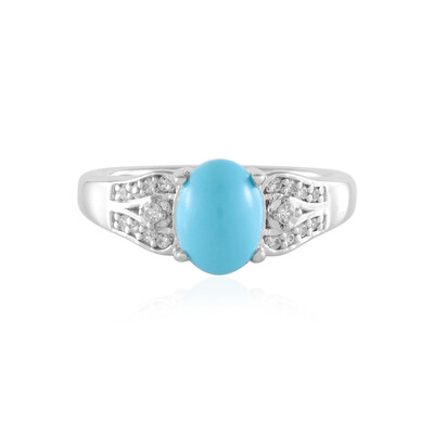 Bague en argent et Turquoise Sleeping Beauty (Faszination Türkis)