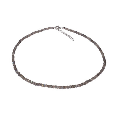 Collier en argent et Labradorite