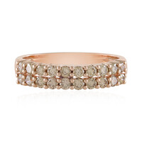 Bague en or et Diamant champagne SI2