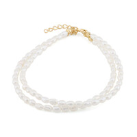 Bracelet en argent et Perle blanche de culture d'eau douce