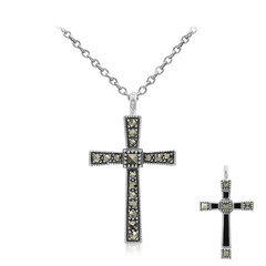 Collier en argent et Marcassite