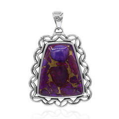 Pendentif en argent et Turquoise pourpre de Mohavie (Art of Nature)