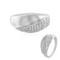 Bague en or et Diamant Flawless (F) (LUCENT DIAMONDS)