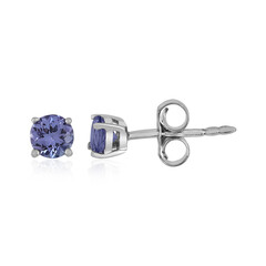 Boucles d'oreilles en argent et Tanzanite