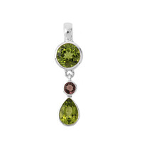 Pendentif en argent et Péridot