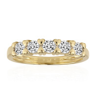 Bague en or et Diamant IF (D)