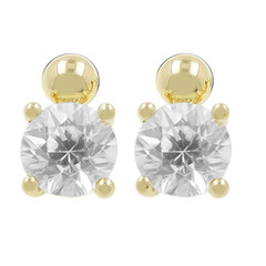 Boucles d'oreilles en or et Zircon (de Melo)