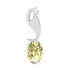 Pendentif en argent et Quartz de l'Ouro Verde