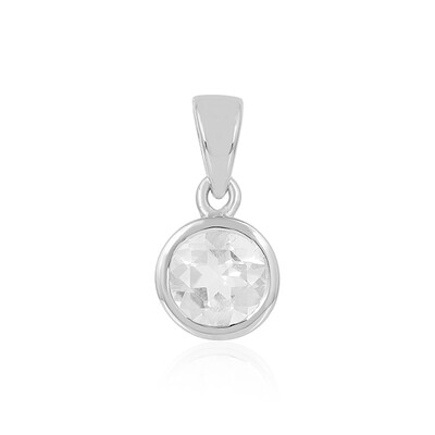 Pendentif en argent et Quartz blanc