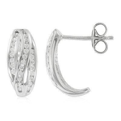 Boucles d'oreilles en argent et Zircon
