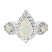 Bague en argent et Opale Welo