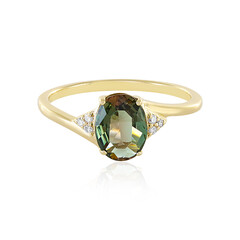 Bague en or et Pierre du Soleil de l’Orégon (AMAYANI)