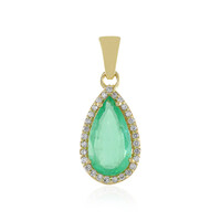 Pendentif en or et Emeraude d'Ethiopie (AMAYANI)