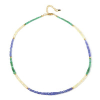 Collier en argent et Tanzanite