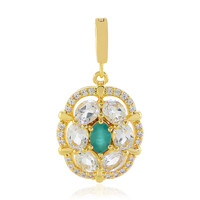 Pendentif en argent et Grandidierite