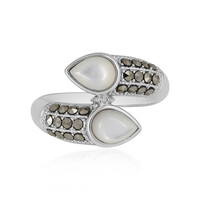 Bague en argent et Nacre