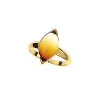 Bague en argent et Ambre baltique